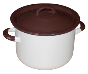 hrnec 24cm + poklice smalt